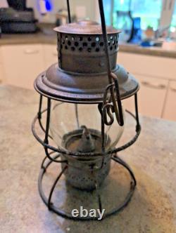 VERY RARE Antique Adlake Railroad Lantern O & W P Railway Oregon Water & Power