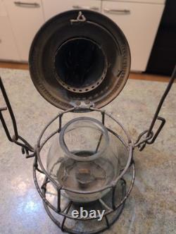 VERY RARE Antique Adlake Railroad Lantern O & W P Railway Oregon Water & Power