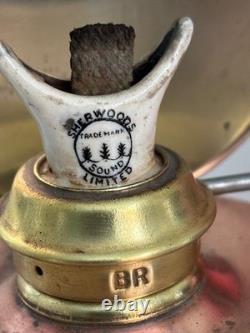 VINTAGE 3 Aspect LONDON TRANSPORT RAILWAY LAMP with BRASS BURNER