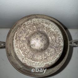 VINTAGE ADAMS & WESTLAKE (N. Y. C. R. R) NEW YORK CENTRAL RAILROAD LANTERN WithGLOBE