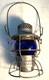 VINTAGE ADLAKE KERO N. H RAILROAD LANTERN WithVINTAGE COBOLT KOPP GLOBE VERY RARE