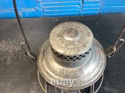 VINTAGE ADLAKE MICHIGAN CENTRAL RAILROAD LANTERN WithEMBOSSED (M. C. R. R.) GLOBE