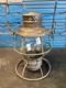 VINTAGE ADLAKE PENNSYLVANIA LINES RAILROAD LANTERN WithEMBOSSED PENN. LINES GLOBE