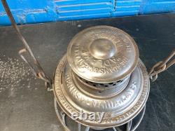VINTAGE ADLAKE PENNSYLVANIA LINES RAILROAD LANTERN WithEMBOSSED PENN. LINES GLOBE