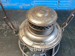VINTAGE ADLAKE PENNSYLVANIA LINES RAILROAD LANTERN WithEMBOSSED PENN. LINES GLOBE