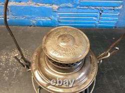 VINTAGE ADLAKE PENNSYLVANIA LINES RAILROAD LANTERN WithEMBOSSED PENN. LINES GLOBE