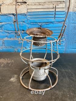 VINTAGE ADLAKE PENNSYLVANIA LINES RAILROAD LANTERN WithEMBOSSED PENN. LINES GLOBE