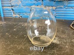 VINTAGE ADLAKE THE ADAMS PENNSYLVANIA LINES RAILROAD LANTERN WithETCHED GLOBE