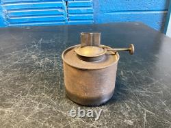 VINTAGE ADLAKE THE ADAMS PENNSYLVANIA LINES RAILROAD LANTERN WithETCHED GLOBE