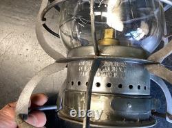 VINTAGE ARMSPEAR(S. Ry)SOUTHERN RAILWAY RAILROAD LANTERN WithEMB. SOUTHERN Ry GLOBE