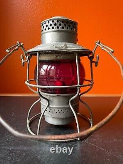 VINTAGE Adlake Kero Adams Westlake S. P. Co Railroad Lantern Canada kerosene lamp
