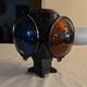 VINTAGE! Adlake Railroad Signal Lamp Blue Amber Kopp Glass Lenses A. A. R. Tested