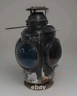 VINTAGE CPR Canadian National Railway Switch Lamp Hiram L. Piper Montreal
