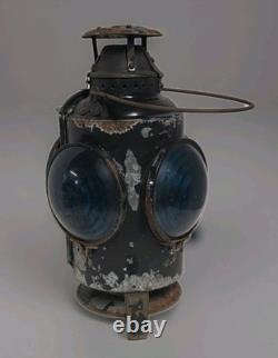 VINTAGE CPR Canadian National Railway Switch Lamp Hiram L. Piper Montreal