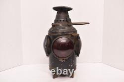 VINTAGE DRESSEL 4 WAY RAILROAD LANTERN Electric Signal Switch Lamp