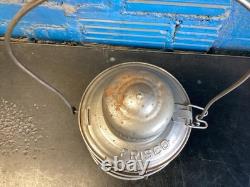 VINTAGE HANDLAN FRISCO RAILROAD LANTERN WithEMBOSSED FRISCO CORNING GLOBE