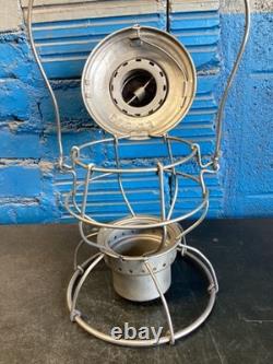 VINTAGE HANDLAN FRISCO RAILROAD LANTERN WithEMBOSSED FRISCO CORNING GLOBE