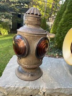 VINTAGE LOT (4) Railroad Lanterns From NY, NEW HAVEN & HARTFORD RAILROAD LINE