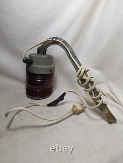VINTAGE RAILROAD Boom LIGHT LAMP Train Crossing Gate Light 1585 3 See Condition