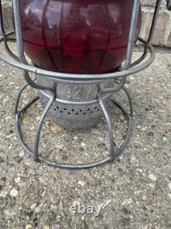 VTG Adlake Kero Railroad Lantern Red Globe #927