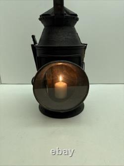 VTG Antique A. S & Co. Railroad Signal Lantern Handheld Kerosene lamp Red & Green