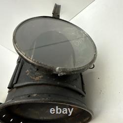 VTG Antique A. S & Co. Railroad Signal Lantern Handheld Kerosene lamp Red & Green