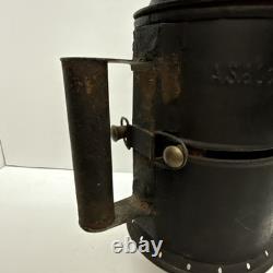 VTG Antique A. S & Co. Railroad Signal Lantern Handheld Kerosene lamp Red & Green