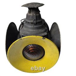 VTG Antique DRESSEL Railroad Lantern 4Way Switch Signal Train Light USA