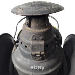VTG Antique DRESSEL Railroad Lantern 4Way Switch Signal Train Light USA