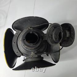VTG Antique DRESSEL Railroad Lantern 4Way Switch Signal Train Light USA