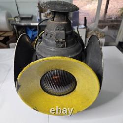 VTG Antique DRESSEL Railroad Lantern 4Way Switch Signal Train Light USA