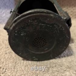 VTG Antique Dressed Railroad Carriage Lantern Lamp Single Lens Working