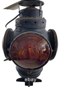 VTG Armspear RailRoad 4 Way Switch Lamp Lantern S120 Original