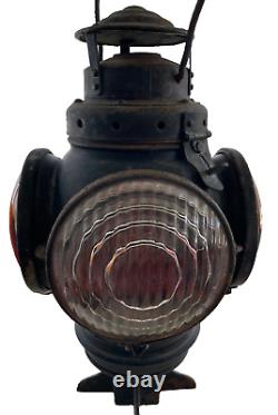 VTG Armspear RailRoad 4 Way Switch Lamp Lantern S120 Original