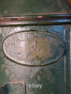 VTG Chapman Bros Brittish Railroad Signal Lamp Green WWII Three Colored Lens