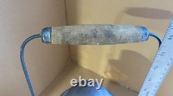 VTG Hiram L Piper No. 400 Kero Lamp CPR Railroad Lantern with Amber Globe