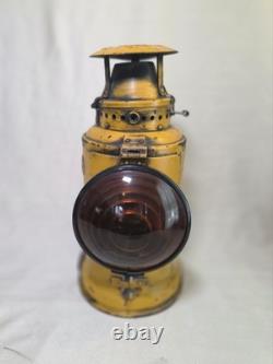 VTG PRR ADLAKE Caboose Lantern Chicago Railroad Collectible Train Oil Lamp