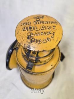 VTG PRR ADLAKE Caboose Lantern Chicago Railroad Collectible Train Oil Lamp