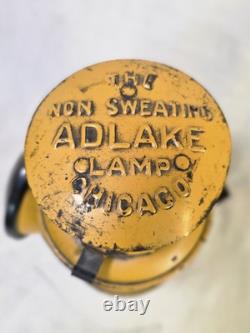 VTG PRR ADLAKE Caboose Lantern Chicago Railroad Collectible Train Oil Lamp