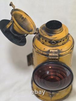 VTG PRR ADLAKE Caboose Lantern Chicago Railroad Collectible Train Oil Lamp