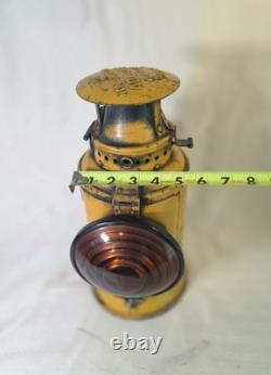 VTG PRR ADLAKE Caboose Lantern Chicago Railroad Collectible Train Oil Lamp