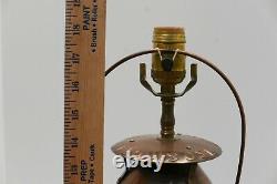 VTG Railfinders Handlan Railroad Table Switch Lamp #152 Antique Copper Finish