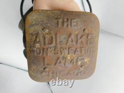 VTG The Non Sweating ADLAKE 4 WAY BLUE & RED Lenses RAILROAD Lantern Chicago -TF