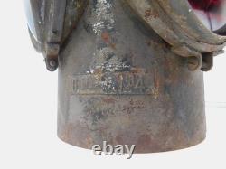 VTG The Non Sweating ADLAKE 4 WAY BLUE & RED Lenses RAILROAD Lantern Chicago -TF