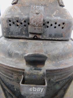 VTG The Non Sweating ADLAKE 4 WAY BLUE & RED Lenses RAILROAD Lantern Chicago -TF