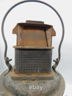 VTG The Non Sweating ADLAKE 4 WAY BLUE & RED Lenses RAILROAD Lantern Chicago -TF