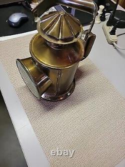 Vantage Solid Brass Railway signal lamp