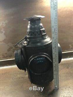 Very Rare Vintage Dressel New York Central Railroad 4 Way Switch Lantern Light