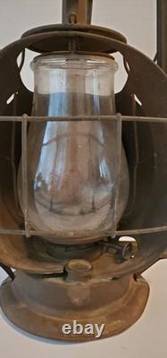 Vintage 14 Dietz ACME Inspector Lamp Railroad Lantern HAMS No 0 Globe NY USA