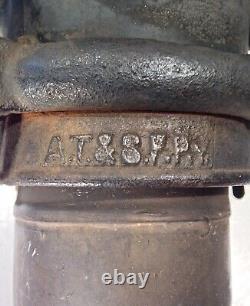 Vintage 1907 Patent Adams Westlake AT&SF Santa Fe Railroad Railway Signal Lamp